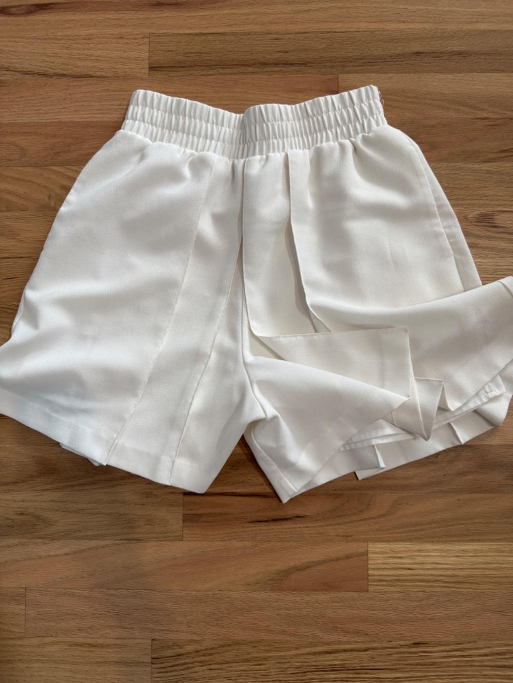 White Dressy Shorts - Picture 2 of 4
